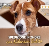 Robinson Pet Shop offre un'ampia gamma di prodotti per animali, inclusi alimenti e accessori per diverse specie